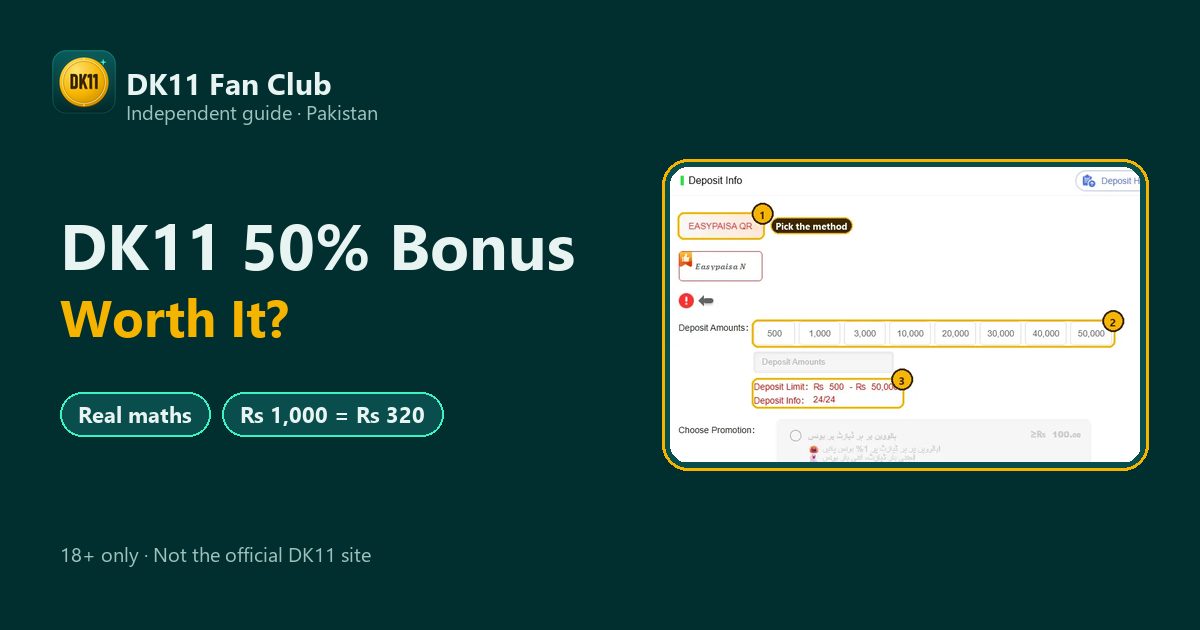 Is the DK11 50% First Deposit Bonus Worth It? The Real Maths